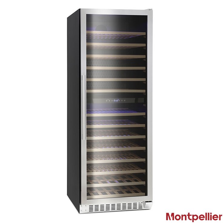 Montpellier Wc181x 181 Bottle Dual Zone Wine Cooler Costco Uk