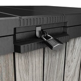 Keter Storm Grey Signature 4ft 7" x 2ft 8" (1.4 x 0.82m) 1,150 Litre Horizontal Storage Shed