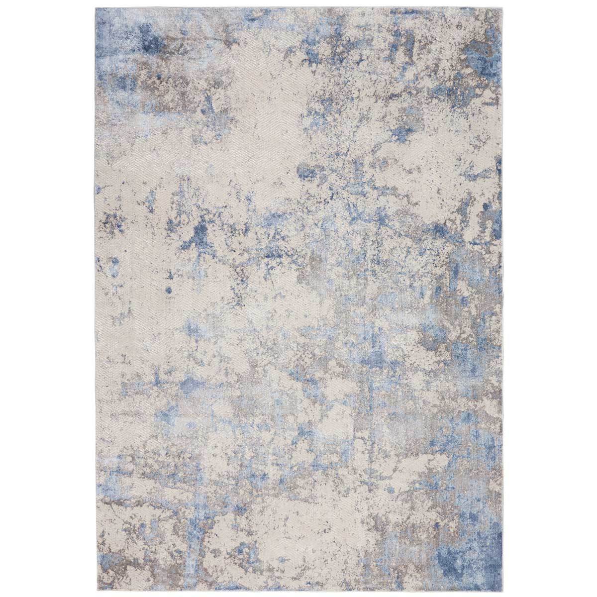 Silky Textures Blue Shimmer Rug, 160 x 221 cm | Costco UK