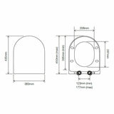 Tavistock Vesta Open Back Toilet With Cistern And Seat Tavistock Vesta Open Back Toilet With Cistern And Seat
