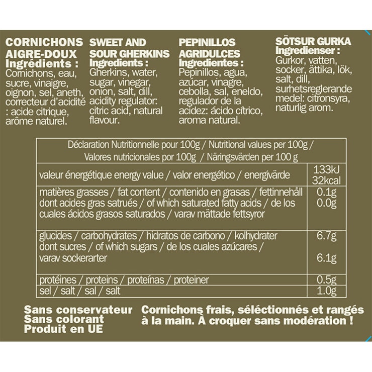 Ingredients and Nutritional Information