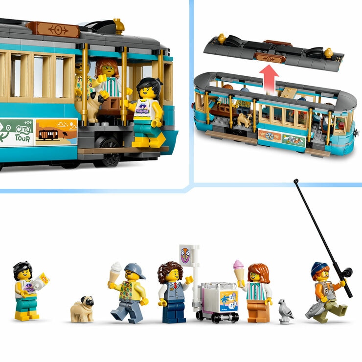 LEGO City Classic Beach Streetcar - Model 60506 (7+ Years) LEGO City Classic Beach Streetcar - Model 60506 (7+ Years)