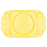 EasyMat Mini Max Open Suction Weaning Plate Assortment, Yellow
