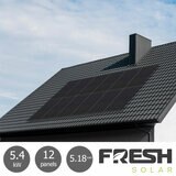 Fresh Solar 5.4kW Solar PV System [12 Panels] with 5.18kW Fox Battery - Fully Installed