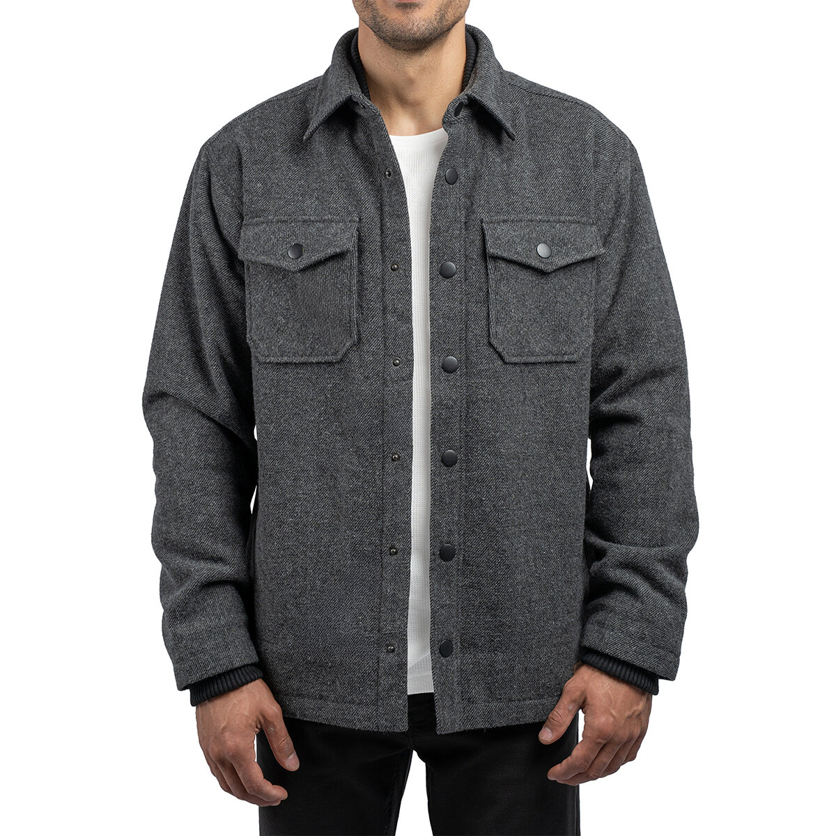 Jachs Men's Wool Blend Shacket
