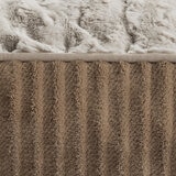 Pet Bed in Tan Striped