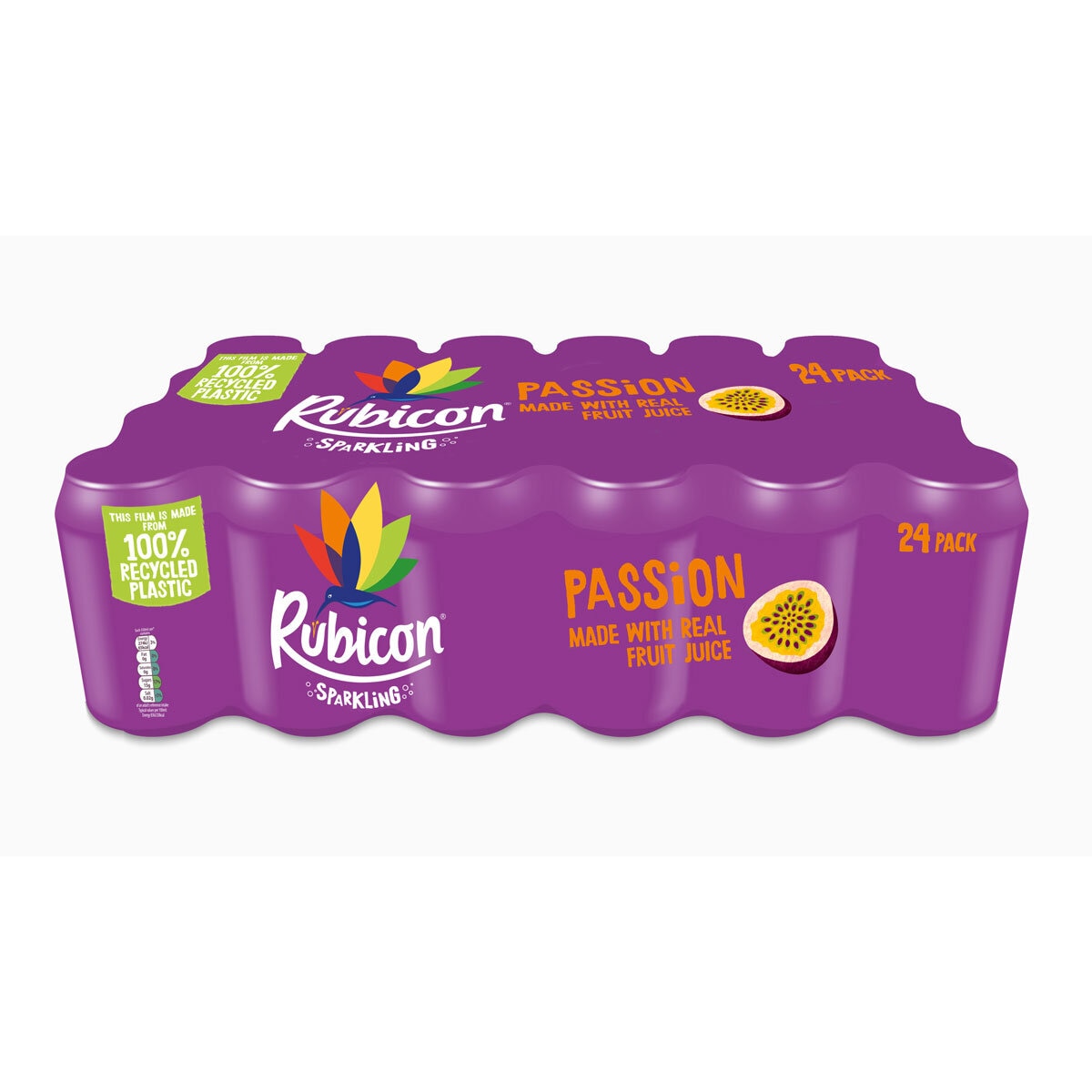 Rubicon Sparkling Passion-Fruit, 24 x 330ml