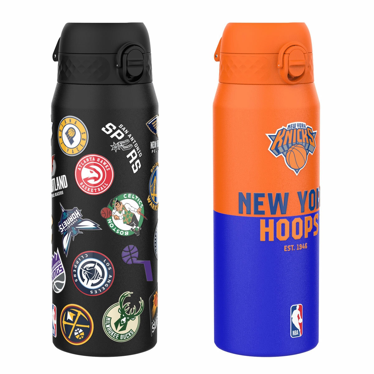 Ion8 NBA Insulated Steel Water Bottle 750ml, 2 Pack in 4 Sets