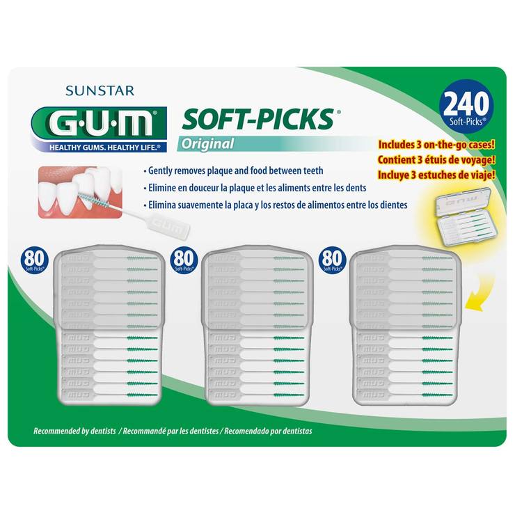 G.U.M Soft Picks, 240 Count Costco UK