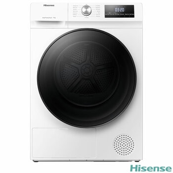 Hisense DHQA902U, 9kg Heat Pump Dryer, A++ Rated in White