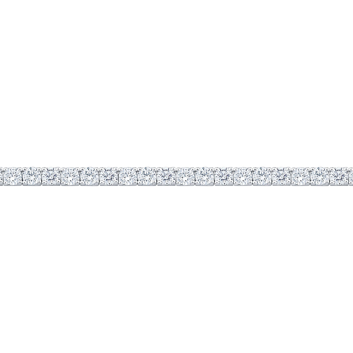 7.00ctw Diamond Tennis Bracelet, 18ct White Gold