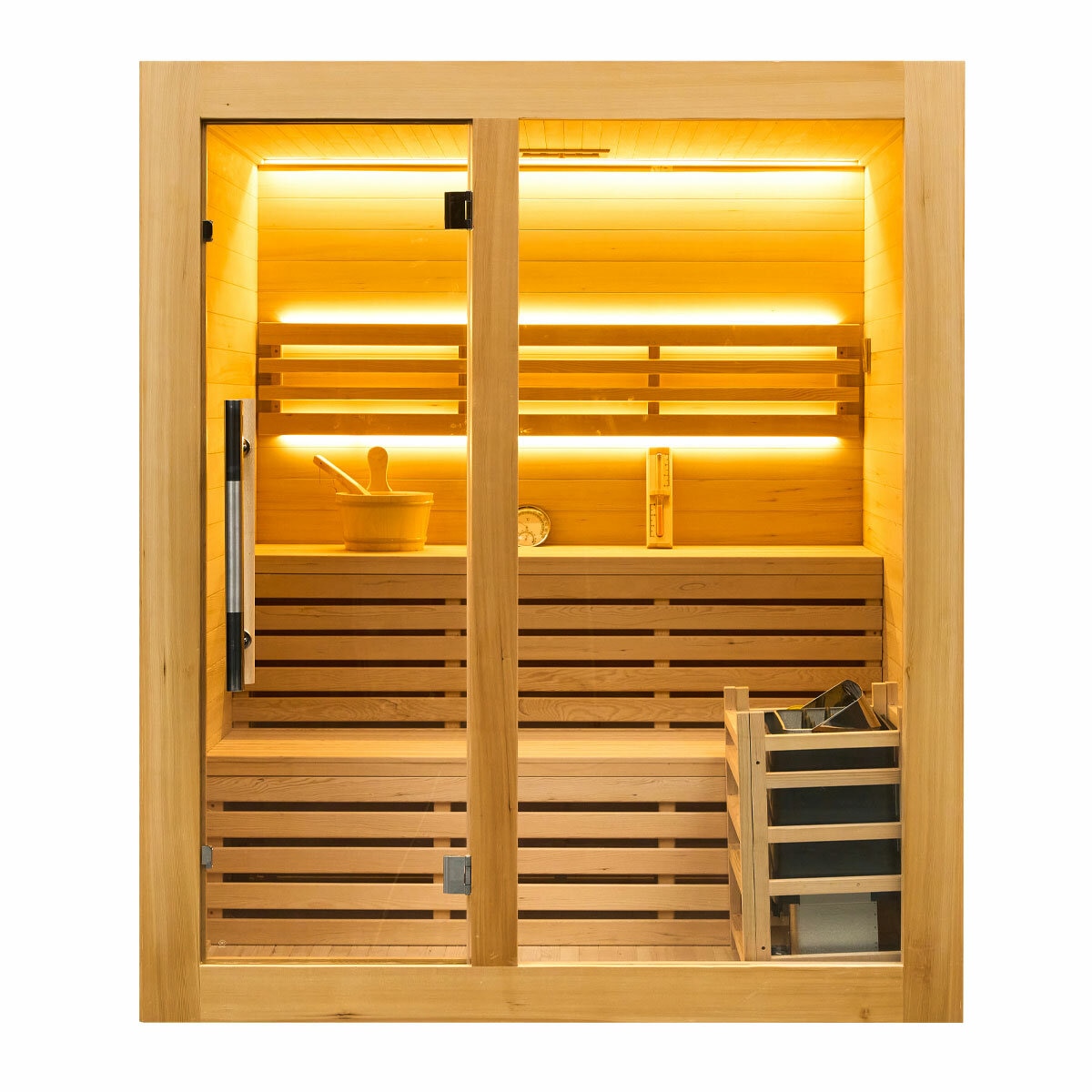 Vidalux Nordic Traditional Indoor Sauna in 4 Sizes
