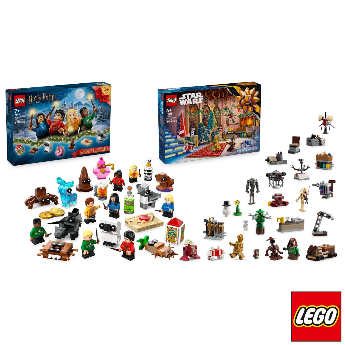 LEGO Star Wars / Harry Potter Advent Calendars Model 75418 / 76456 (7+ Years)