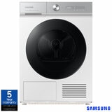 Samsung Series 8 DV90BB9445GHS1, 9kg Smart Heat Pump Tumble Dryer, A+++ Rated in White