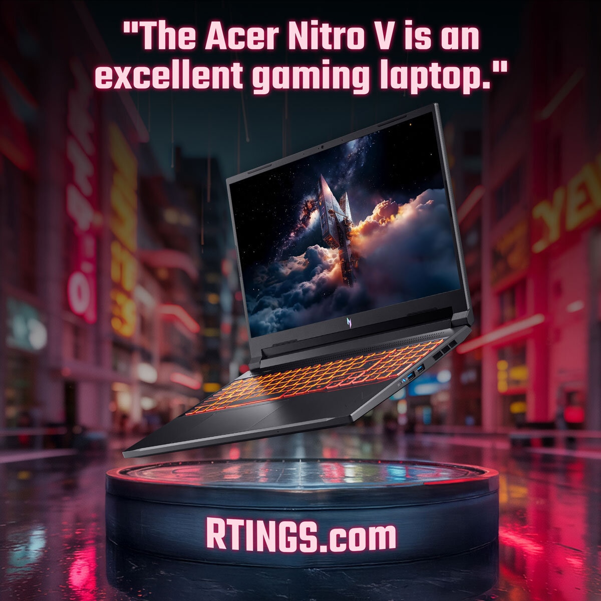Acer Nitro V16, AMD Ryzen 7, 16GB RAM, 1TB SSD, NVIDIA GeForce RTX 5070, 16 Inch Gaming Laptop, NH.QYYEK.002