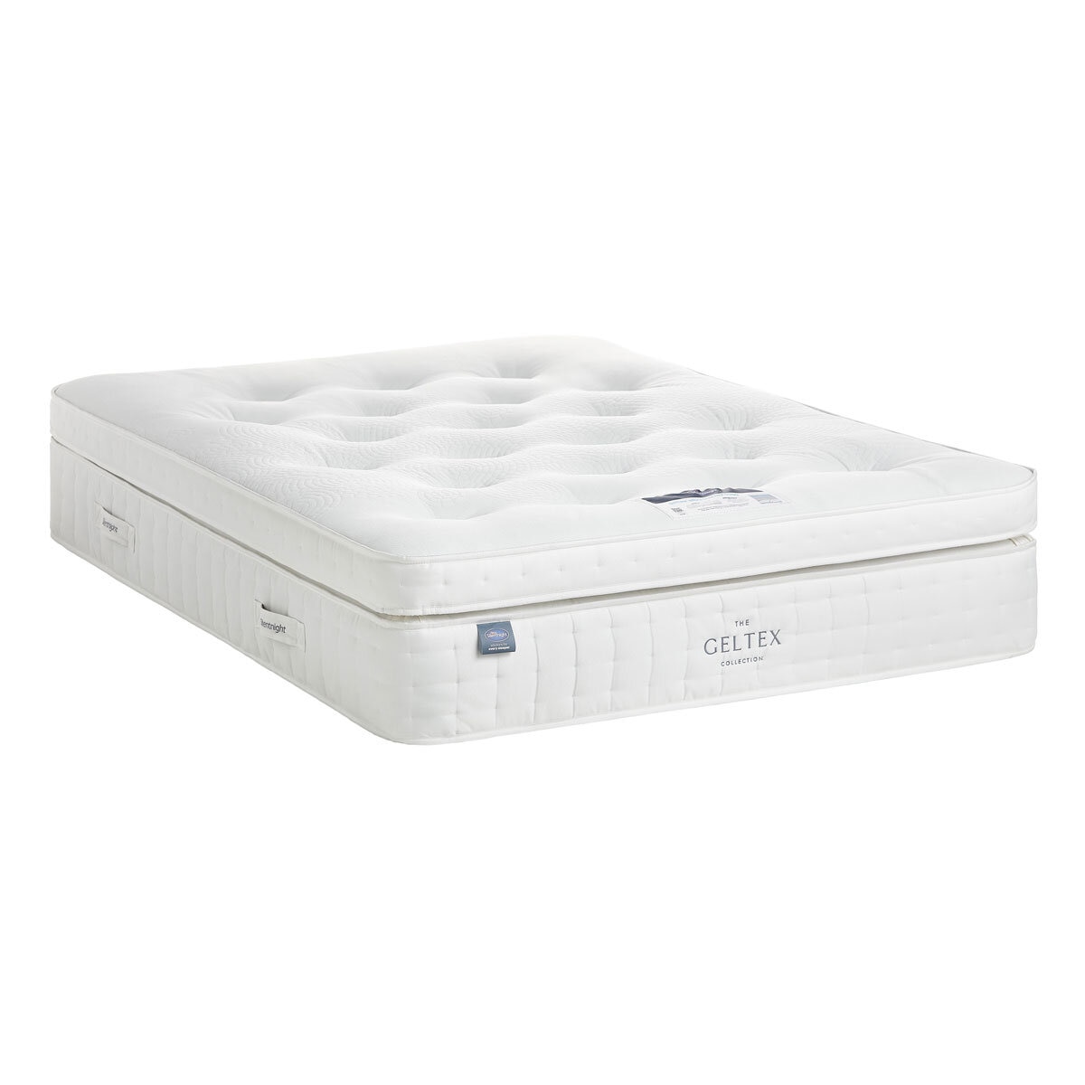 Silentnight Geltex 4000 Mattress & Sandstone Divan in 4 Sizes