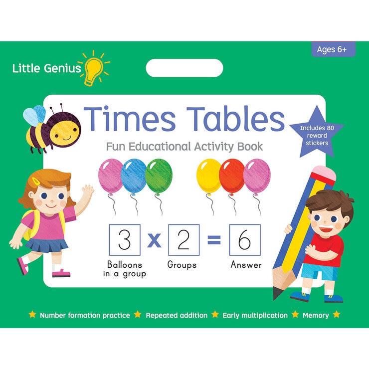 Image of front of book-times table