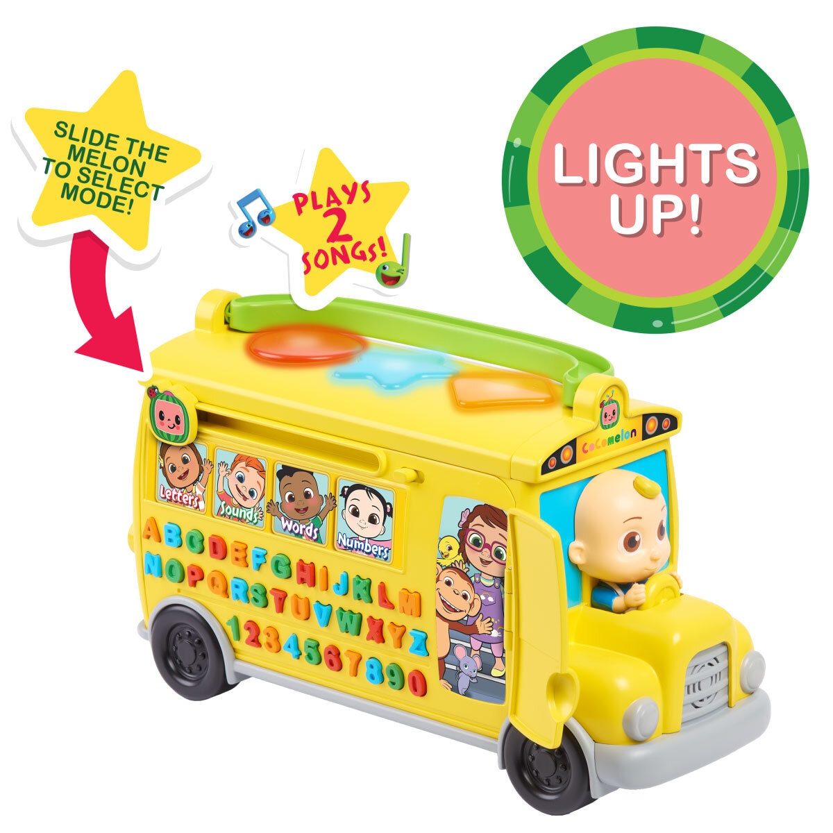 Buy Cocomelon Musical Learning Bus All Features Image at Costco.co.uk