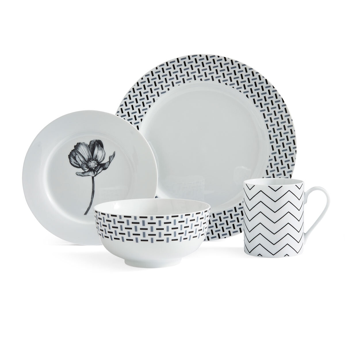 Portmeirion Stella Dinnerware Set, 16 Piece