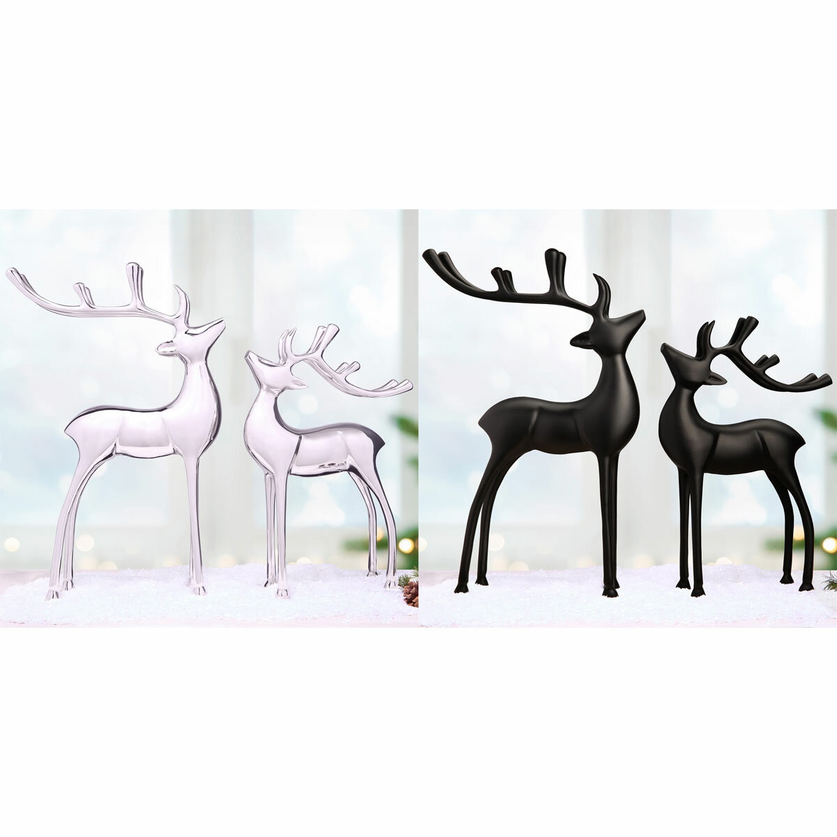 Metal Reindeer- Set OF 2