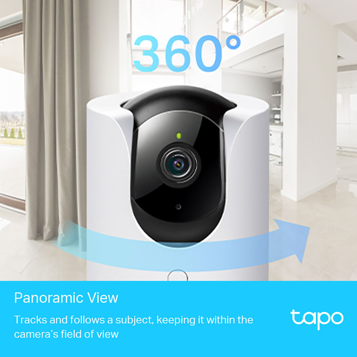 TP-Link Tapo C225 2K 4MP Pan/Tilt AI Home Security Wi-Fi Camera - 2 Pack