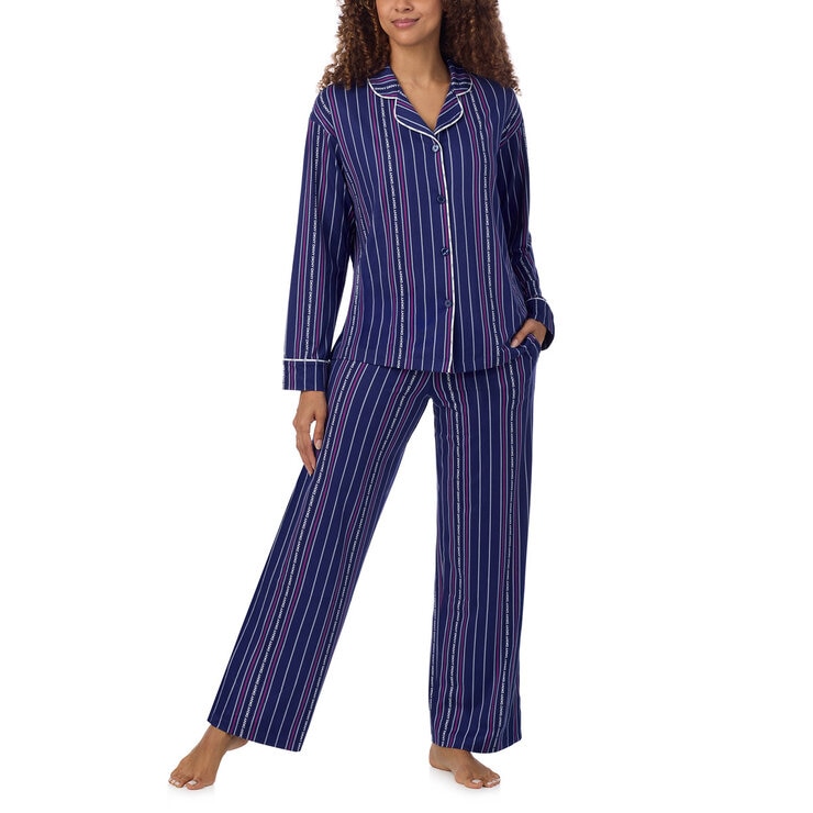 DKNY Women's Notch Collar Pyjama Set