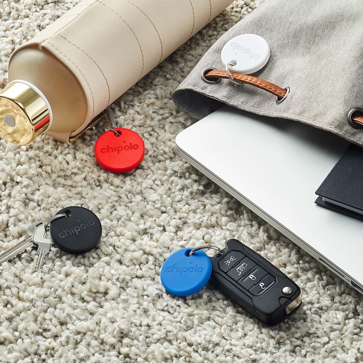Chipolo ONE Bluetooth Item Finder (4 pack) in Multicolour, CH-C19M-4COL-R