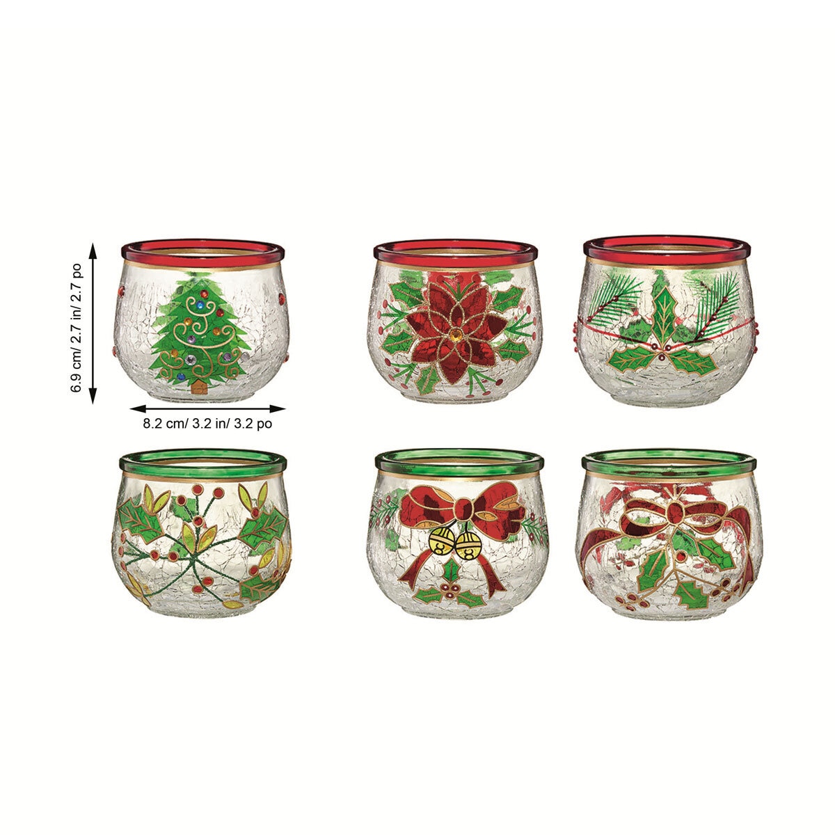 6pk Glass Candle Holder on Costco.co.uk