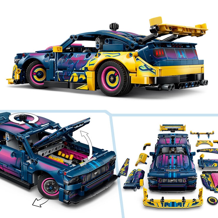 LEGO Technic Custom Garage Ford Mustang GT Car - Model 42236 (10+ Years) LEGO Technic Custom Garage Ford Mustang GT Car - Model 42236 (10+ Years)