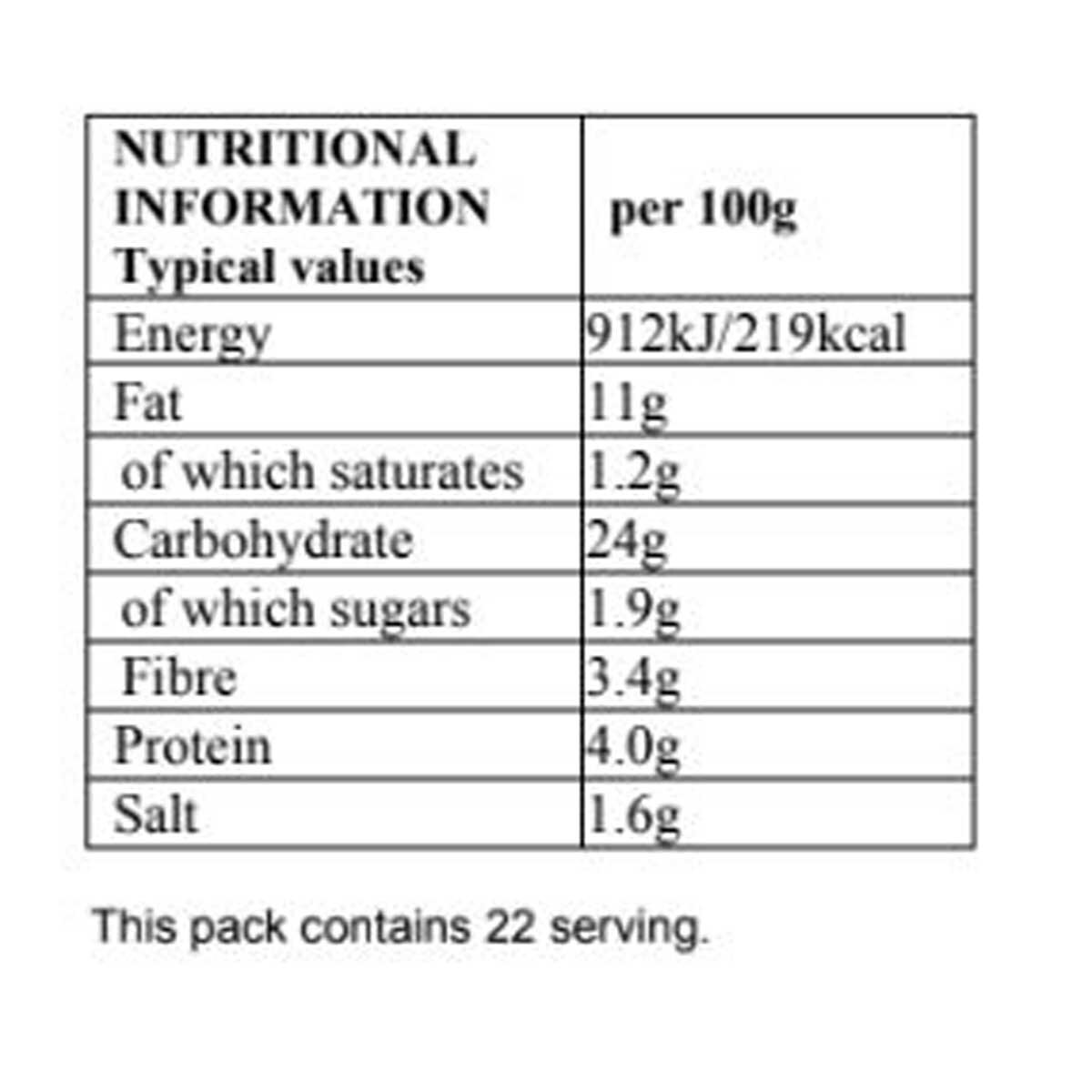 Royal Vegetable Samosa, 18 x 75g
