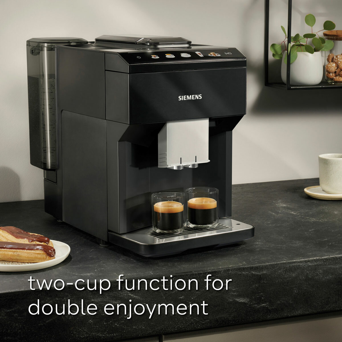 Lifestyle image of two cup function