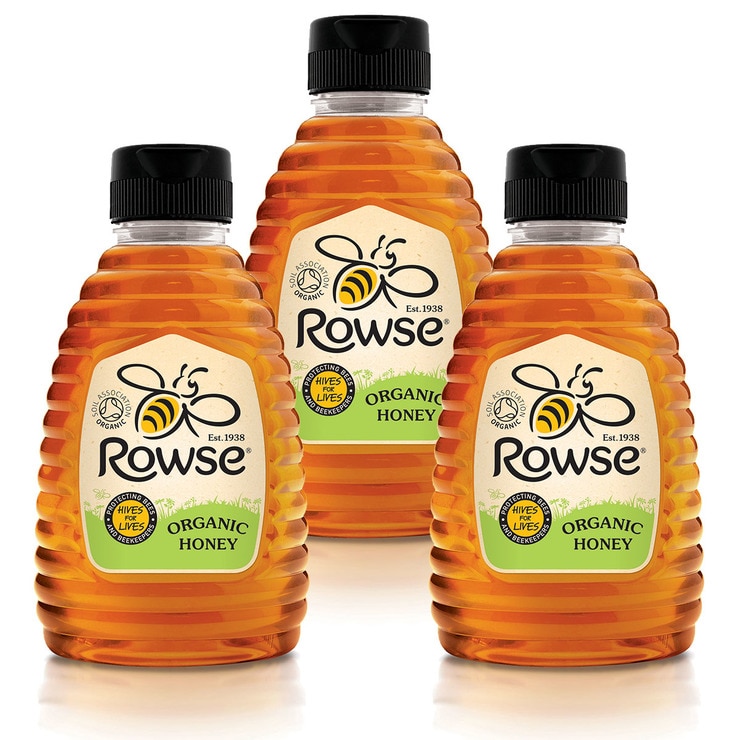 Rowse Organic Honey, 3 x 340g Costco UK