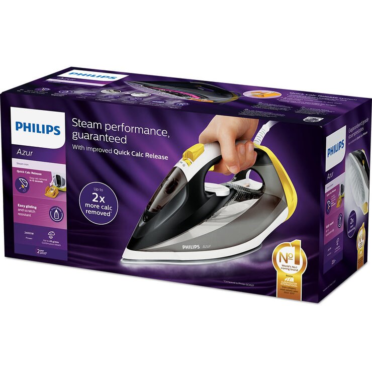 Philips Azur Steam Iron GC4537/86 with Quick Calc Release system Costco UK