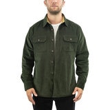 Jachs Men's Cord Shirt in Green