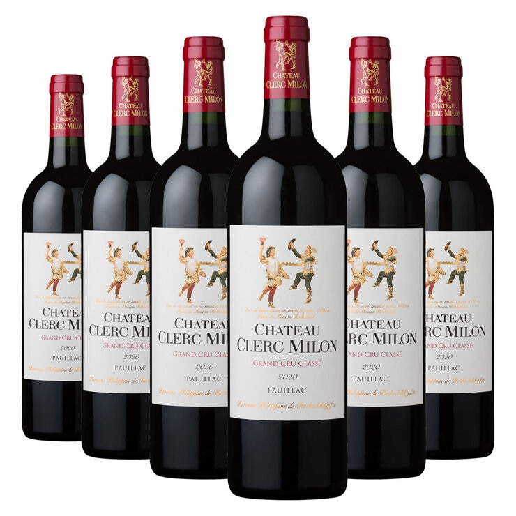 Chateau Clerc Milon Pauillac 2020, 6 x 75cl Chateau Clerc Milon Pauillac 2020, 6 x 75cl