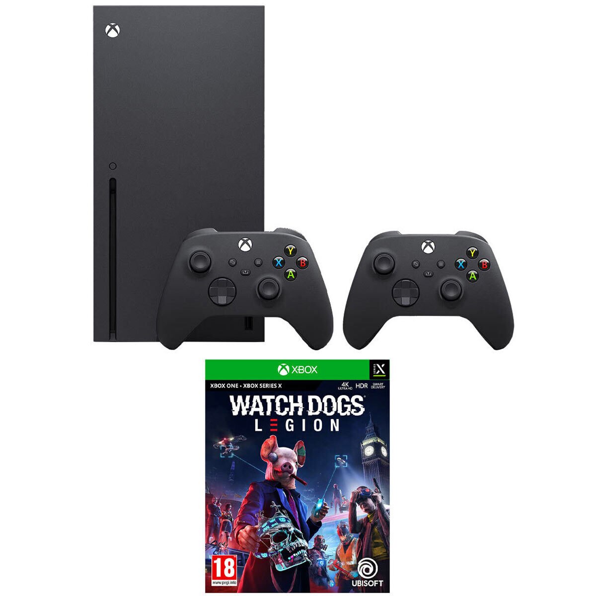 Xbox Series X Console with Watch Dogs Legion and Additional Xbox