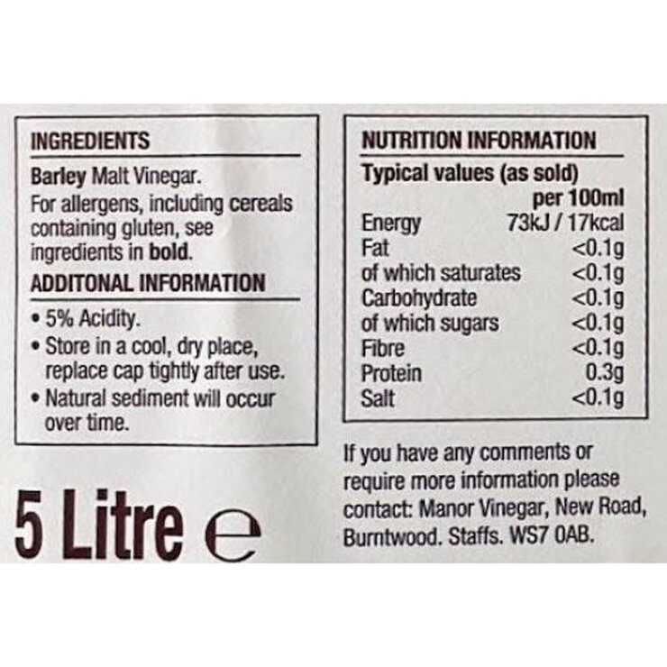 Nutritional Information