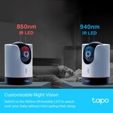 TP-Link Tapo C225 2K 4MP Pan/Tilt AI Home Security Wi-Fi Camera - 2 Pack