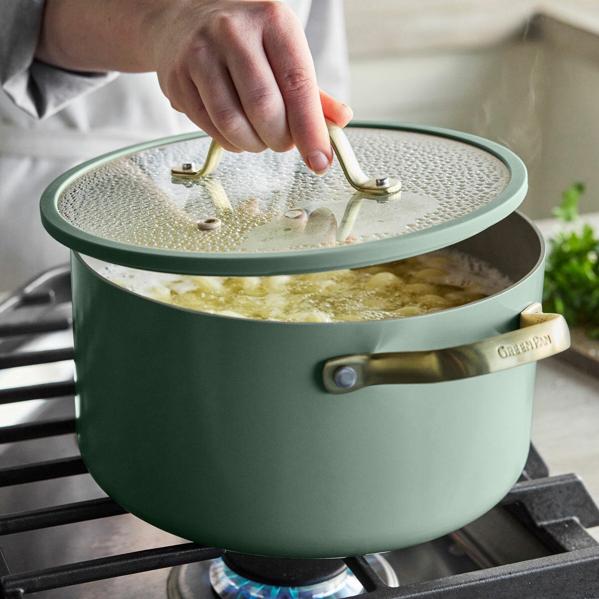 GreenPan Jewel Pro Cook Set, 15 Piece in Green