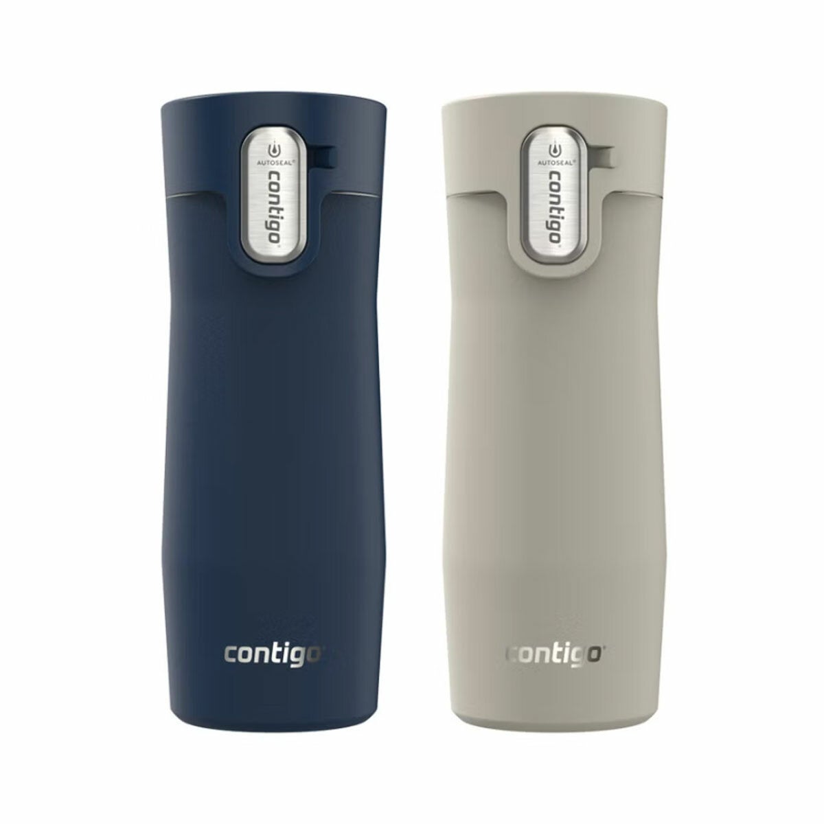 Contigo Thermal Mug 473ml, 2 Pack in 3 Colour Sets Contigo Thermal Mug 473ml, 2 Pack in 3 Colour Sets