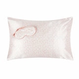 Cocoonzzz 100% Mulberry Silk Pillowcase & Eyemask Set, Pink Leopard Cocoonzzz 100% Mulberry Silk Pillowcase & Eyemask Set, Pink Leopard