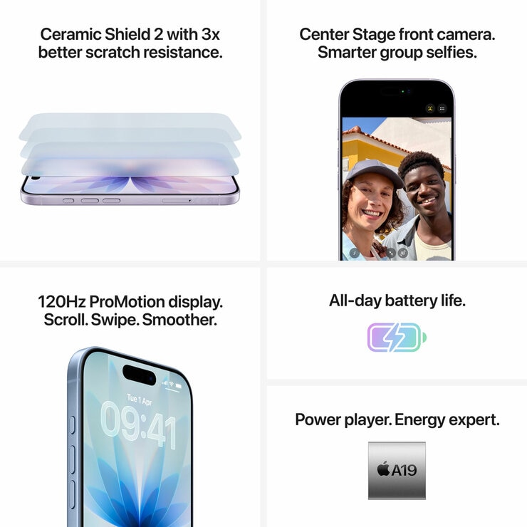Buy Apple iPhone 17 512GB Sim Free Mobile Phone in Lavender, MG6U4QN/A at costco.co.uk