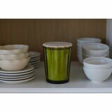 Sand and Fog Scalloped Candle (GREEN)
