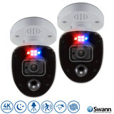 Swann 4K Enforcer Ultra HD Add-On Security Cameras, SWPRO-4KRLPK2