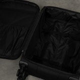 Rock Vitality Softshell Suitcase 4pc set in Black Rock Vitality Softshell Suitcase 4pc set in Black