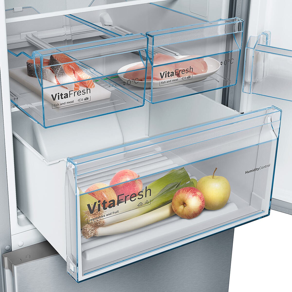 Bosch KGN36VL35G, Fridge Freezer, A++ Rating in Inox Costco UK