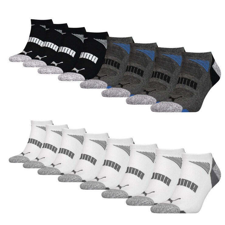 Puma No Show Men's Socks, 8 Pack in 2 Colours and 2 Sizes Costco UK