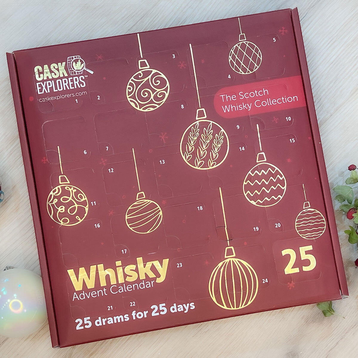 The Cask Explorers Whisky Advent Calendar, 25 x 3cl
