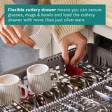 Bosch SMS4EMW06G Series 4 Freestanding 14 Place Setting Dishwasher, B Rated in White