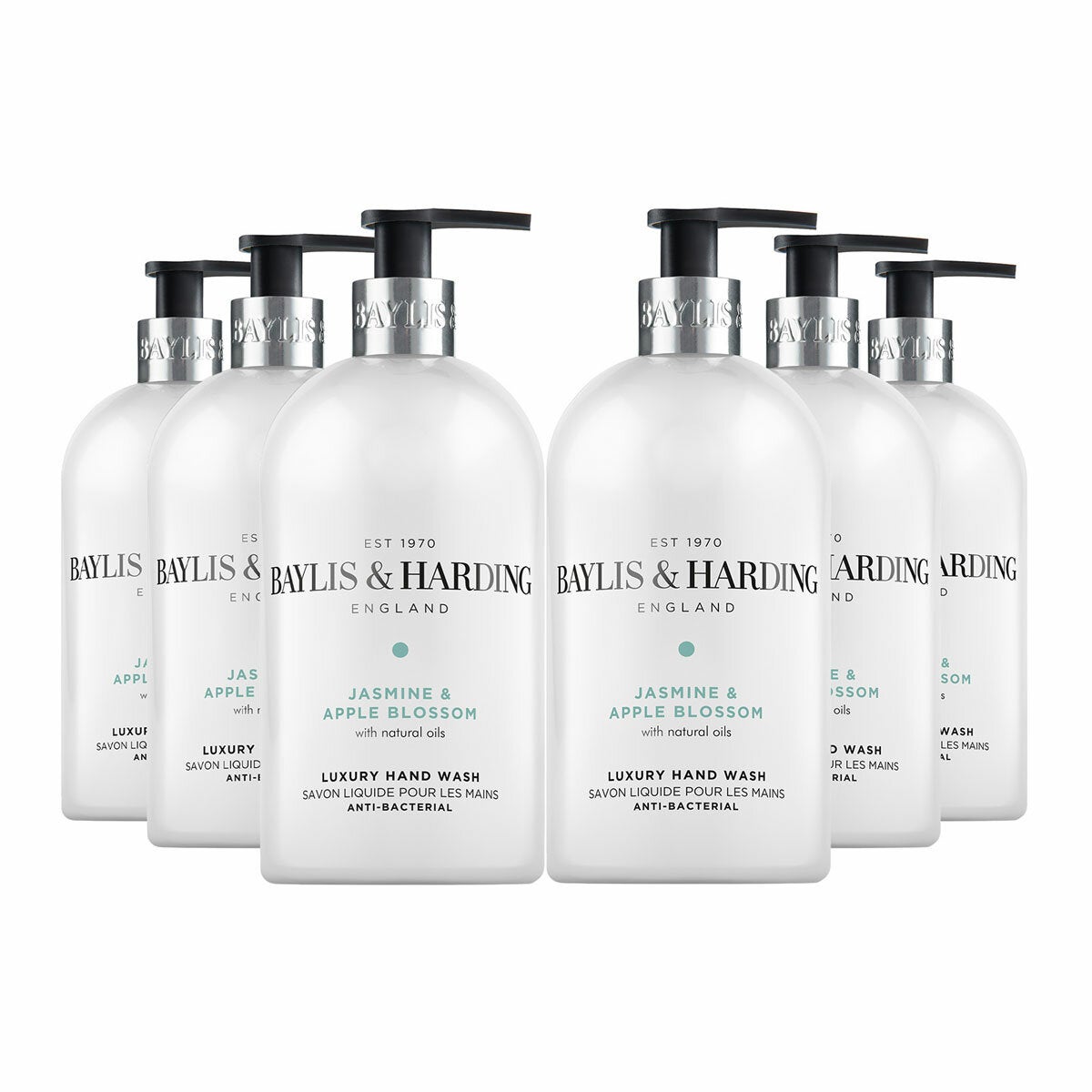 Baylis & Harding Hand Wash, 6 x 500ml in 2 Options Baylis & Harding Hand Wash, 6 x 500ml in 2 Options